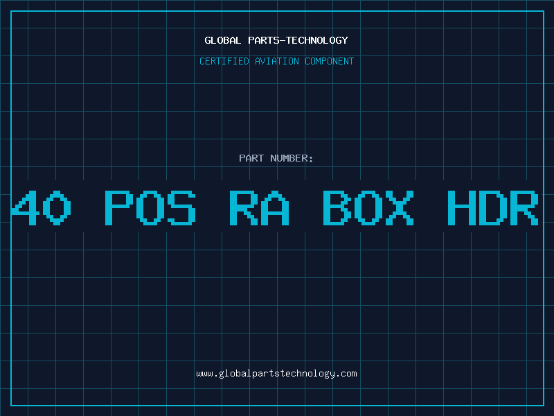 Aviation Part 40 POS RA BOX HDR