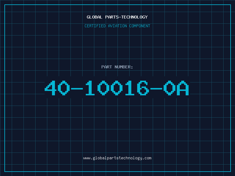 Aviation Part 40-10016-0A