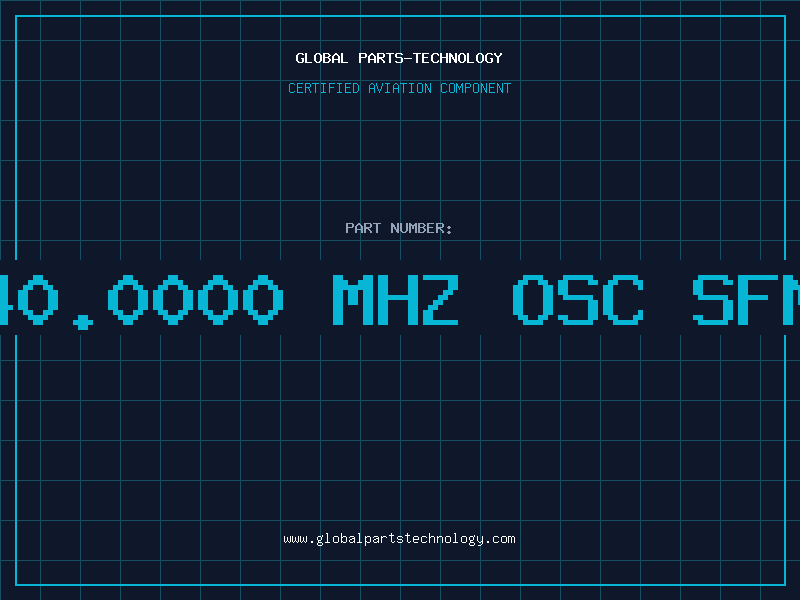 Aviation Part 40.0000 MHZ OSC SFM