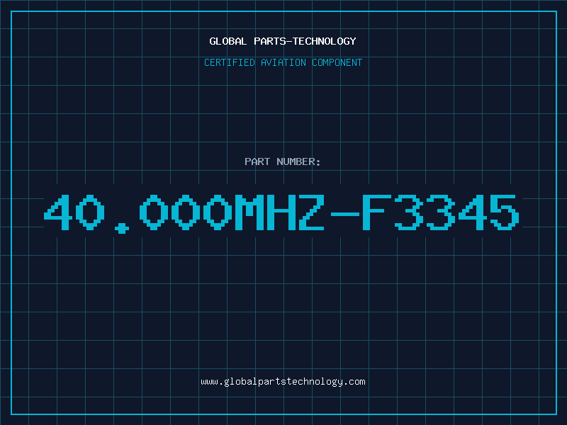 Aviation Part 40.000MHZ-F3345