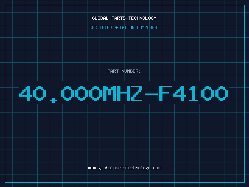 Aviation Part 40.000MHZ-F4100