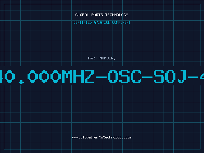 Aviation Part 40.000MHZ-OSC-SOJ-4