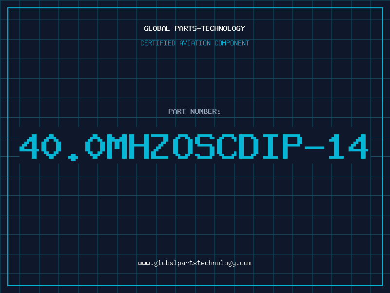 Aviation Part 40.0MHZOSCDIP-14