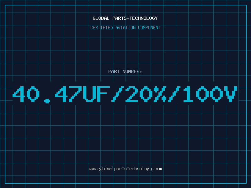 Aviation Part 40.47uF/20%/100V