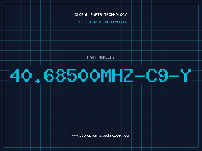 Aviation Part 40.68500MHZ-C9-Y