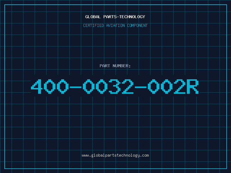 Aviation Part 400-0032-002R
