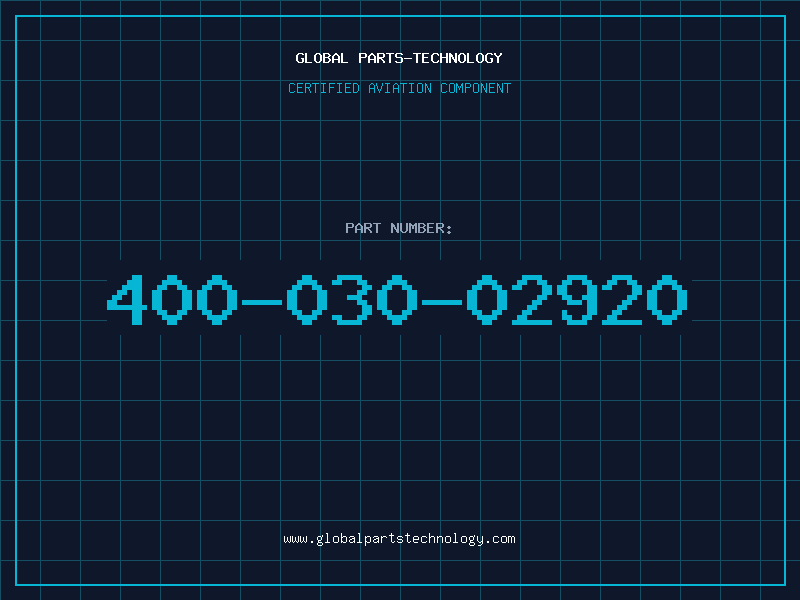 Aviation Part 400-030-02920