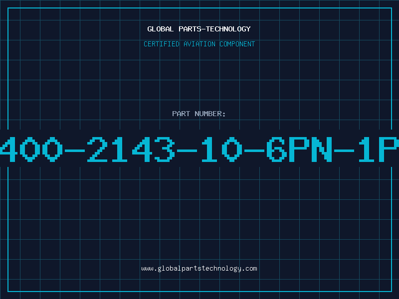 Aviation Part 400-2143-10-6PN-1P