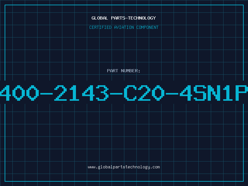Aviation Part 400-2143-C20-4SN1P