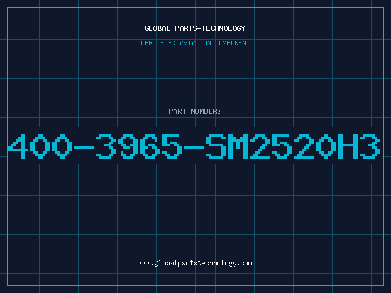 Aviation Part 400-3965-SM2520H3