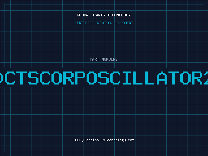 Aviation Part 400.000CTSCORPOSCILLATOR2MHZWP9