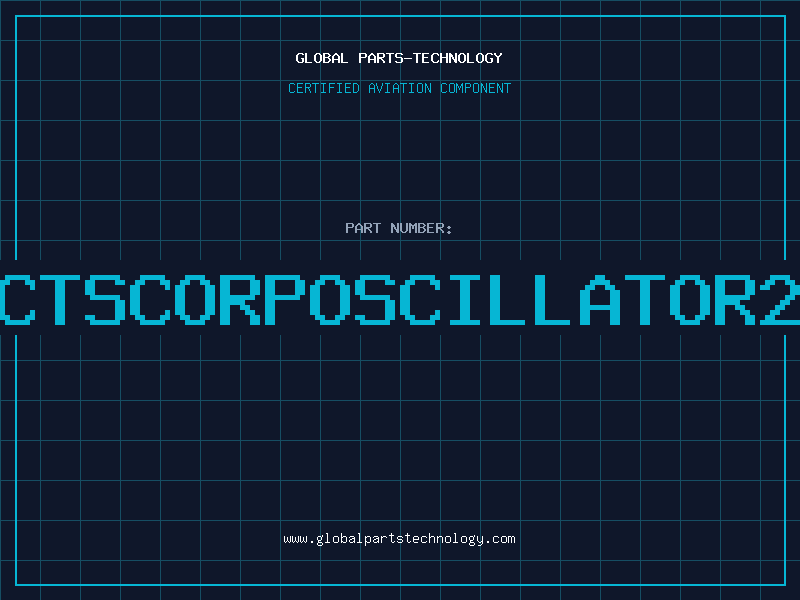 Aviation Part 400000CTSCORPOSCILLATOR2MHZWP9