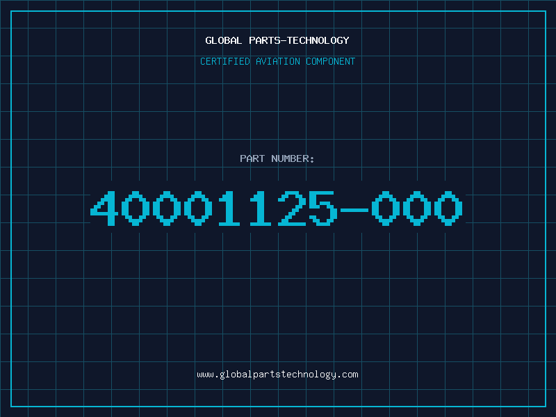 Aviation Part 40001125-000