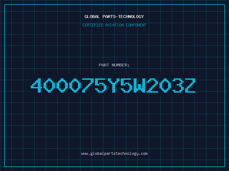 Aviation Part 400075Y5W203Z