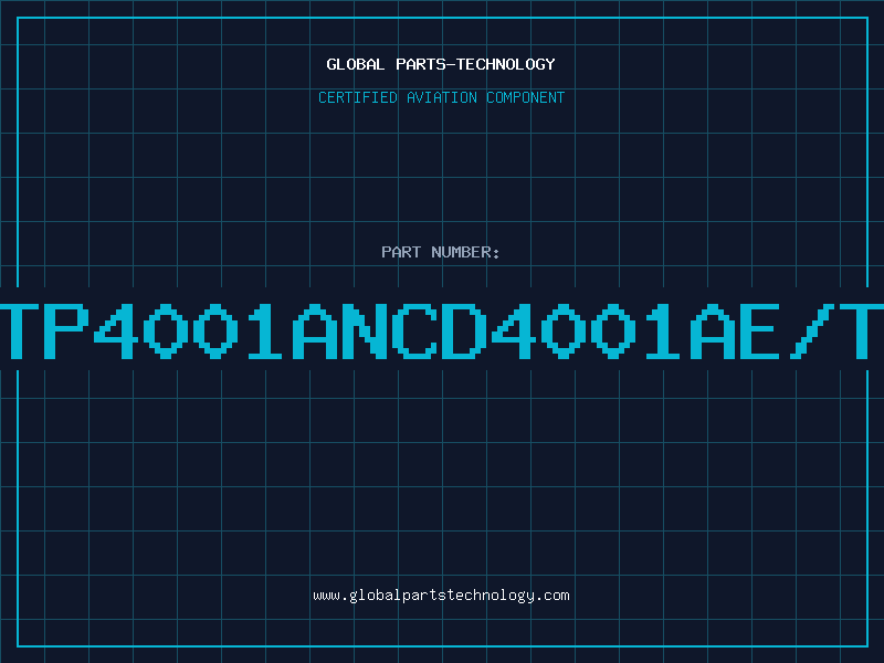 Aviation Part 4001AE/TP4001ANCD4001AE/TP4001AN
