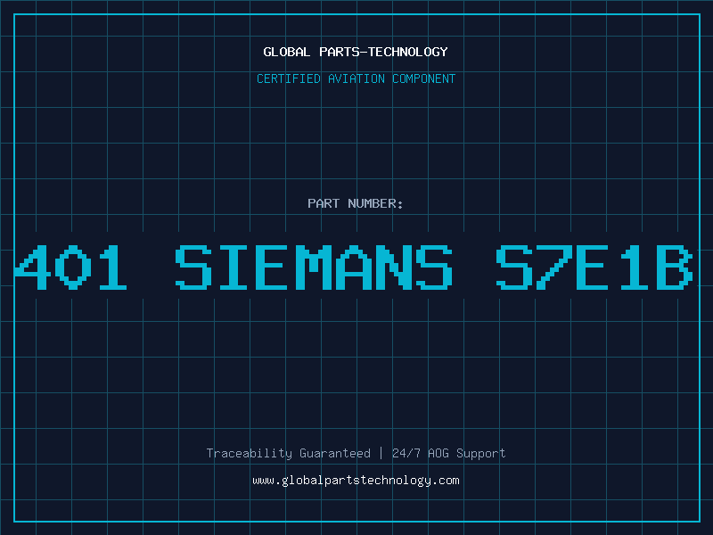 Aviation Part 401 SIEMANS S7E1B