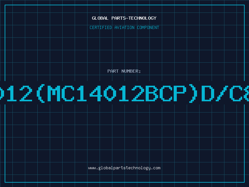 Aviation Part 4012(MC14012BCP)D/C80