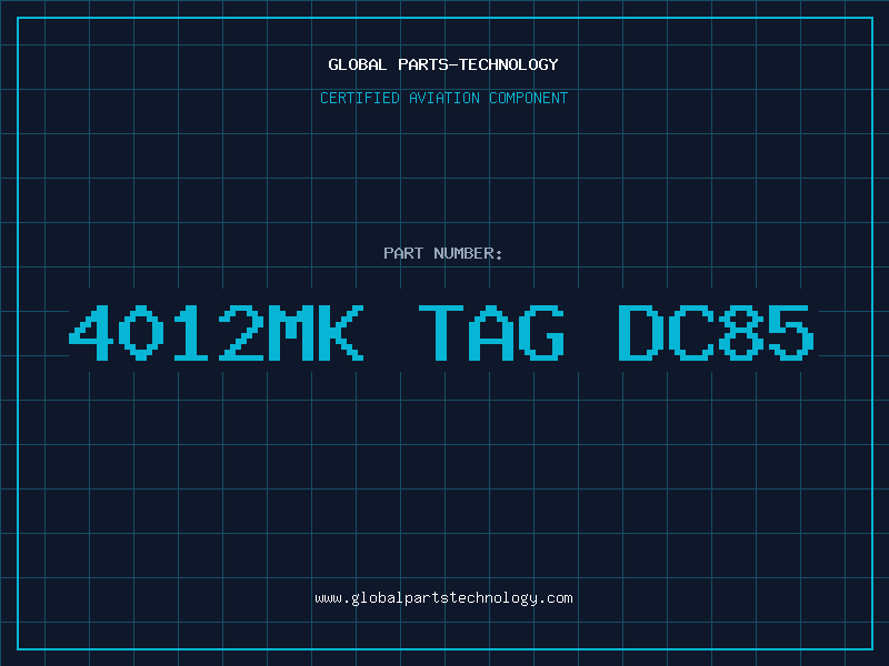 Aviation Part 4012MK TAG DC85