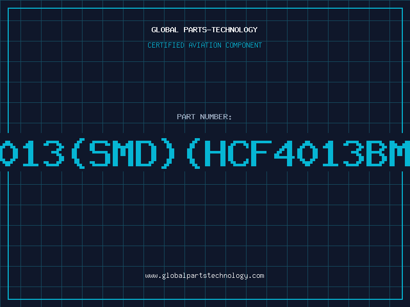 Aviation Part 4013(SMD)(HCF4013BM1
