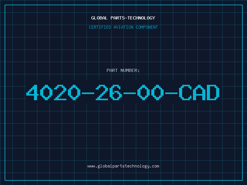 Aviation Part 4020-26-00-CAD