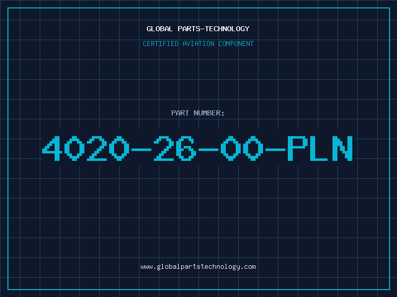 Aviation Part 4020-26-00-PLN