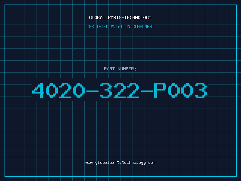 Aviation Part 4020-322-P003