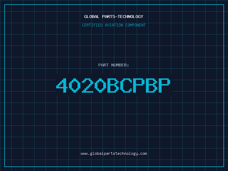 Aviation Part 4020BCPBP
