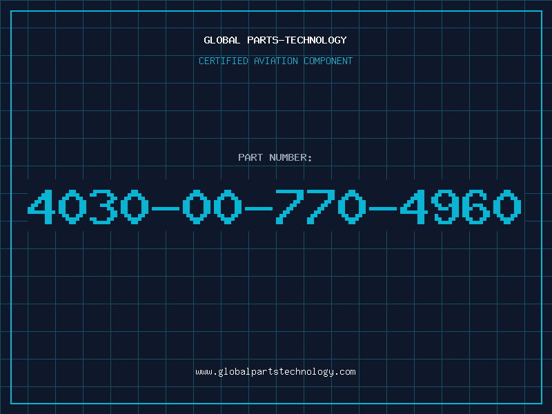 Aviation Part 4030-00-770-4960