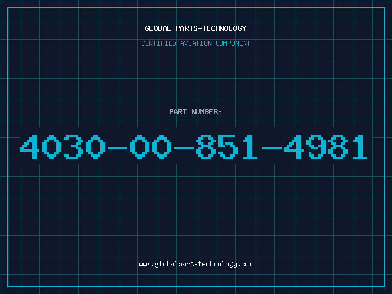 Aviation Part 4030-00-851-4981