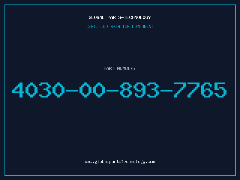 Aviation Part 4030-00-893-7765