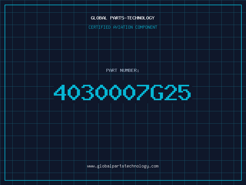 Aviation Part 4030007G25