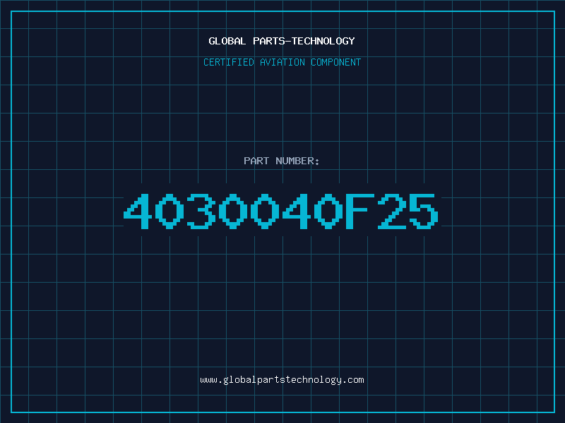 Aviation Part 4030040F25