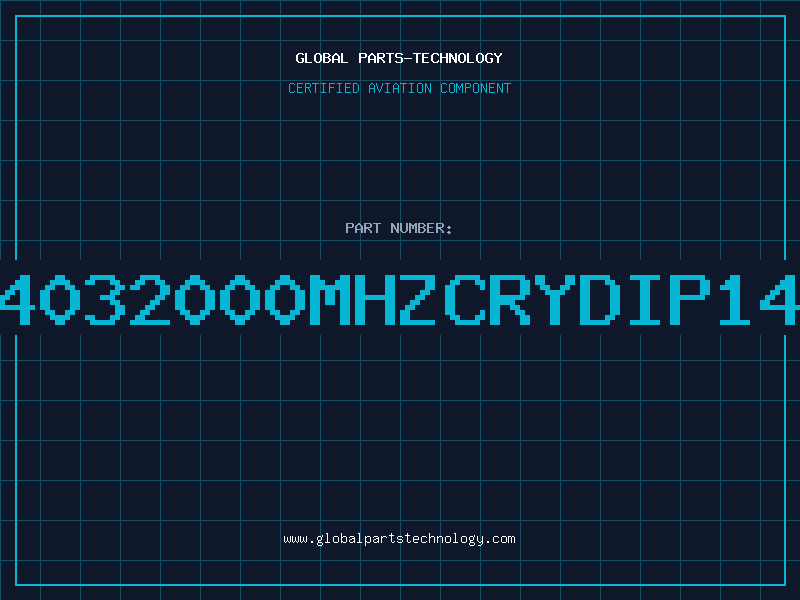 Aviation Part 4032000MHZCRYDIP14