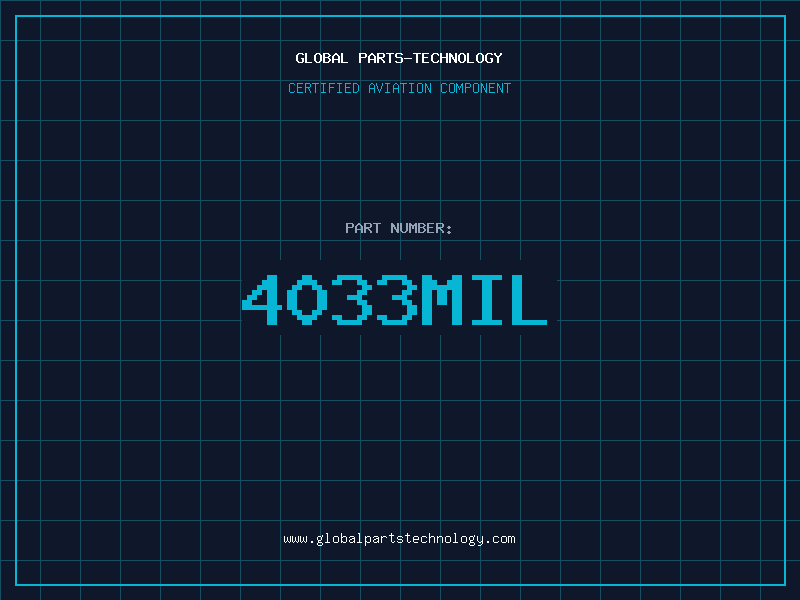 Aviation Part 4033MIL