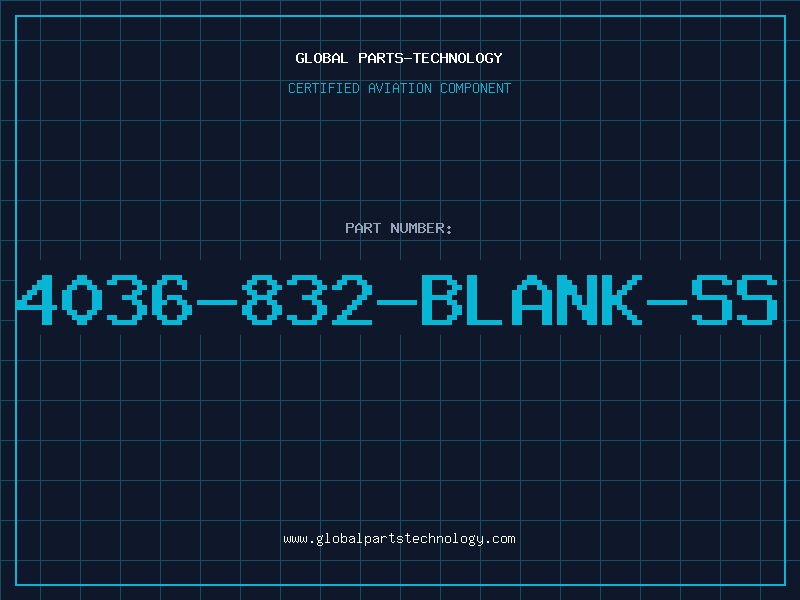 Aviation Part 4036-832-BLANK-SS