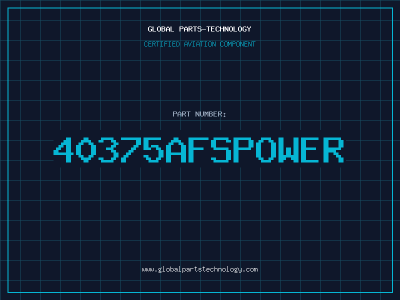 Aviation Part 40375AFSPOWER