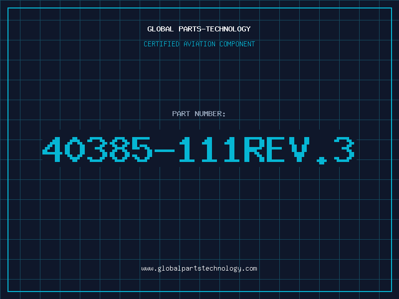 Aviation Part 40385-111REV.3