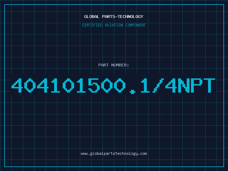 Aviation Part 404101500.1/4NPT
