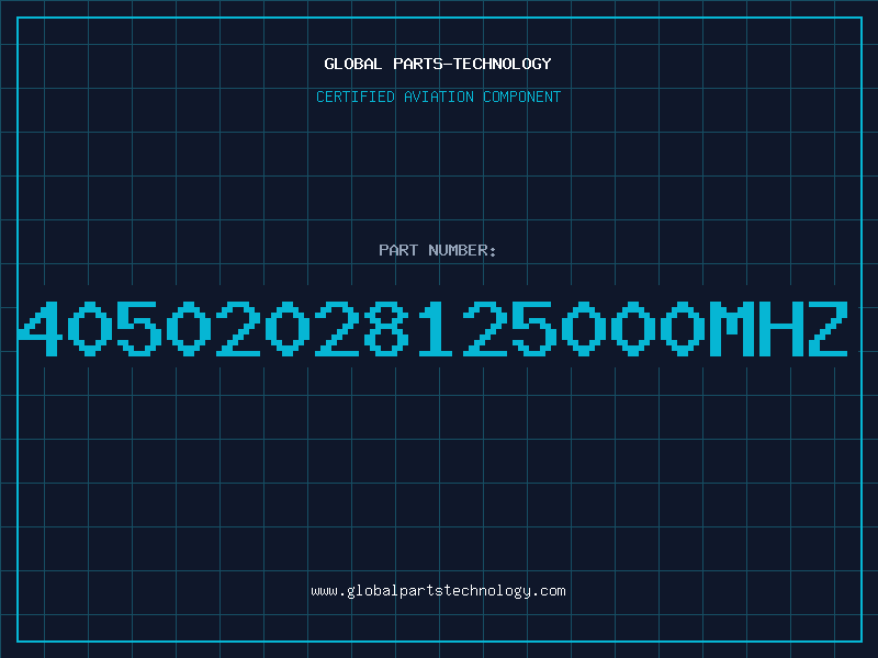 Aviation Part 40502028125000MHZ