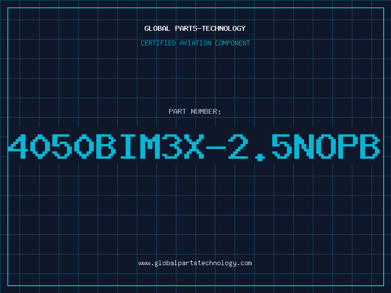 Aviation Part 4050BIM3X-2.5NOPB