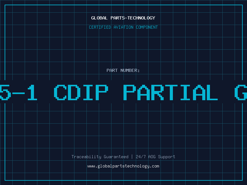 Aviation Part 405185-1 CDIP PARTIAL GOLD L