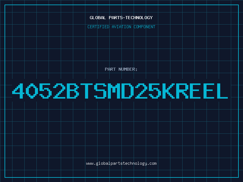 Aviation Part 4052BTSMD25KREEL