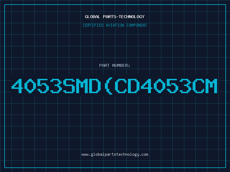 Aviation Part 4053SMDCD4053CM
