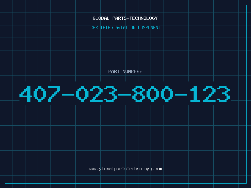 Aviation Part 407-023-800-123