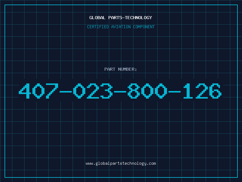 Aviation Part 407-023-800-126