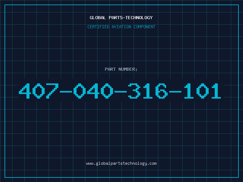 Aviation Part 407-040-316-101