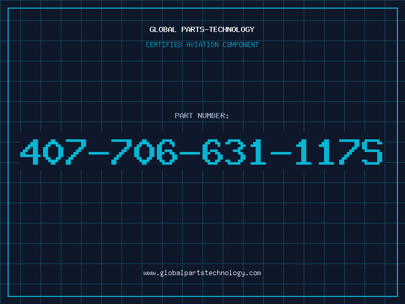 Aviation Part 407-706-631-117S