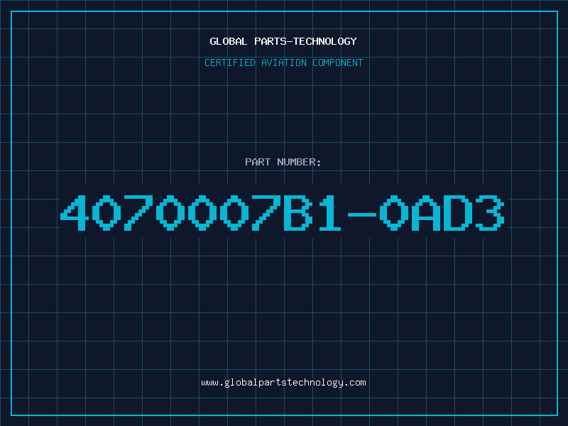 Aviation Part 4070007B1-0AD3