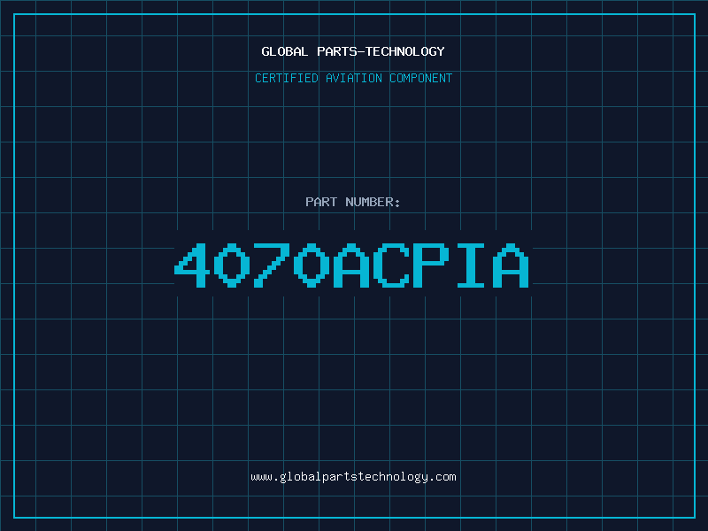 Aviation Part 4070ACPIA