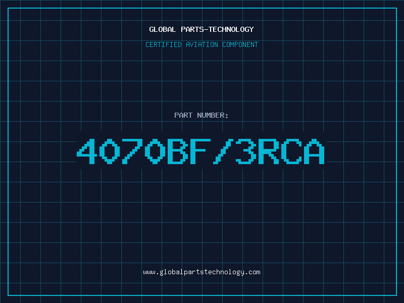 Aviation Part 4070BF/3RCA